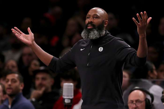 Brooklyn Nets head coach Jacque Vaughn